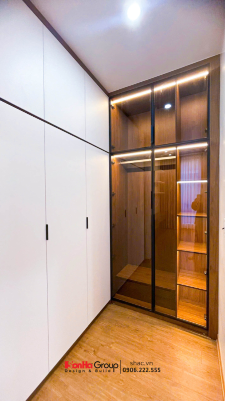 Giải pháp xây nhà ống 2 tầng 1 tum phong cách hiện đại trong ngõ nhỏ - Sơn Hà Group bậc thầy tối ưu không gian 63