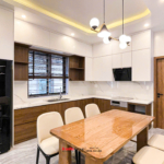 Hình ảnh thực tế phòng bếp sau thi hoàn thiện