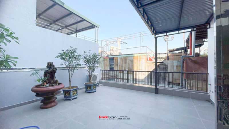 Giải pháp xây nhà ống 2 tầng 1 tum phong cách hiện đại trong ngõ nhỏ - Sơn Hà Group bậc thầy tối ưu không gian 60