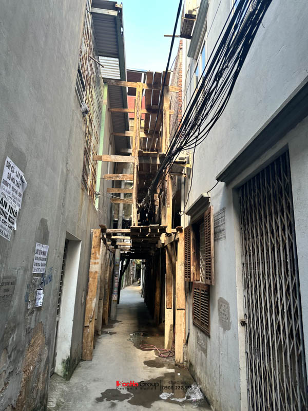 Giải pháp xây nhà ống 2 tầng 1 tum phong cách hiện đại trong ngõ nhỏ - Sơn Hà Group bậc thầy tối ưu không gian 49