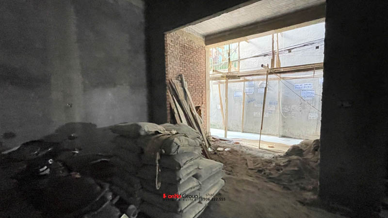 Giải pháp xây nhà ống 2 tầng 1 tum phong cách hiện đại trong ngõ nhỏ - Sơn Hà Group bậc thầy tối ưu không gian 50