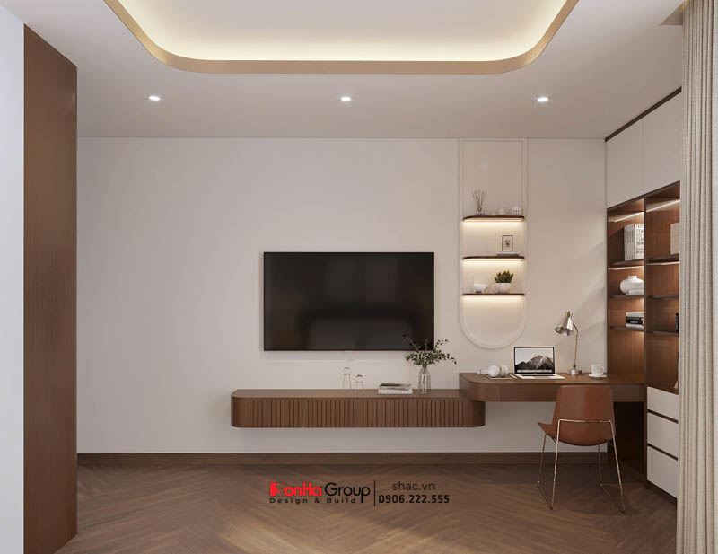 Biệt thự 3 tầng hiện đại: Căn nhà màu nắng lưu giữ một tình yêu 26