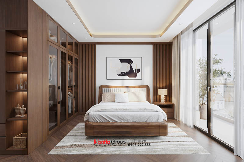 Biệt thự 3 tầng hiện đại: Căn nhà màu nắng lưu giữ một tình yêu 48