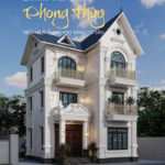 Thiết kế biệt thự tân cổ điển chuẩn phong thủy trên mặt bằng cũ