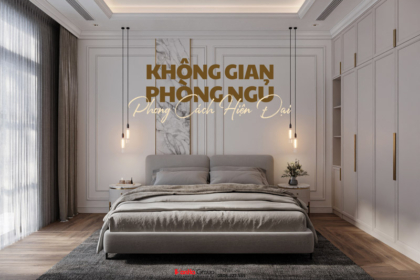 Không gian phòng ngủ phong cách hiện đại