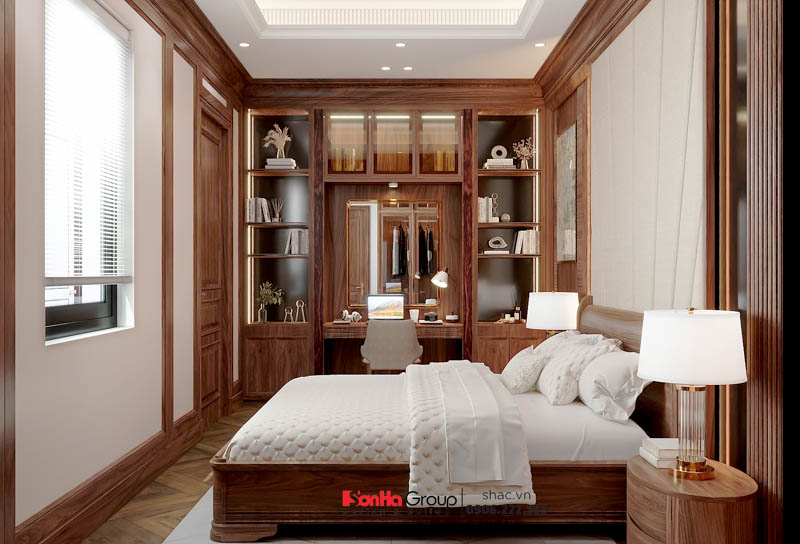 Nghệ thuật sử dụng ánh sáng trong thiết kế nội thất tân cổ điển cho nhà phố 5 tầng 1 tum 20