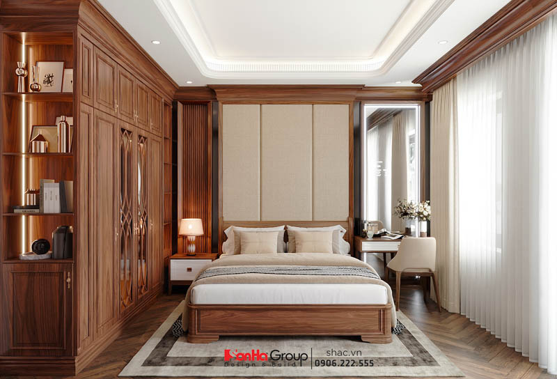 Nghệ thuật sử dụng ánh sáng trong thiết kế nội thất tân cổ điển cho nhà phố 5 tầng 1 tum 21