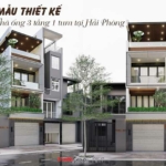 Mẫu thiết kế nhà ống 3 tầng 1 tum tại Hải Phòng siêu đẹp
