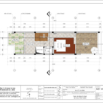 Mặt bằng tầng tum nhà ống Hiện đại tại Hải Phòng