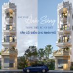 Nghệ thuật sử dụng ánh sáng trong thiết kế nội thất tân cổ điển cho nhà phố 5 tầng 1 tum