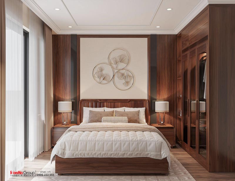 Nghệ thuật sử dụng ánh sáng trong thiết kế nội thất tân cổ điển cho nhà phố 5 tầng 1 tum 26