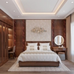 Nghệ thuật sử dụng ánh sáng trong thiết kế nội thất tân cổ điển cho nhà phố 5 tầng 1 tum 62