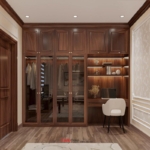 Nghệ thuật sử dụng ánh sáng trong thiết kế nội thất tân cổ điển cho nhà phố 5 tầng 1 tum 63