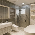 Nghệ thuật sử dụng ánh sáng trong thiết kế nội thất tân cổ điển cho nhà phố 5 tầng 1 tum 65