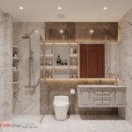 Nghệ thuật sử dụng ánh sáng trong thiết kế nội thất tân cổ điển cho nhà phố 5 tầng 1 tum 66