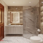 Nghệ thuật sử dụng ánh sáng trong thiết kế nội thất tân cổ điển cho nhà phố 5 tầng 1 tum 67