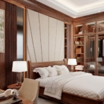 Nghệ thuật sử dụng ánh sáng trong thiết kế nội thất tân cổ điển cho nhà phố 5 tầng 1 tum 70