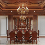 Nghệ thuật sử dụng ánh sáng trong thiết kế nội thất tân cổ điển cho nhà phố 5 tầng 1 tum 40