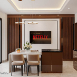 Nghệ thuật sử dụng ánh sáng trong thiết kế nội thất tân cổ điển cho nhà phố 5 tầng 1 tum 44