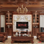 Nghệ thuật sử dụng ánh sáng trong thiết kế nội thất tân cổ điển cho nhà phố 5 tầng 1 tum 48