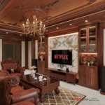 Nghệ thuật sử dụng ánh sáng trong thiết kế nội thất tân cổ điển cho nhà phố 5 tầng 1 tum 47