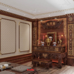 Nghệ thuật sử dụng ánh sáng trong thiết kế nội thất tân cổ điển cho nhà phố 5 tầng 1 tum 58