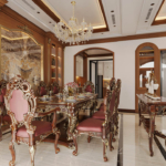 Hệ bàn ăn mang đậm phong cách châu âu quý tộc