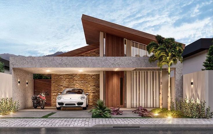 Biệt thự kiểu Nhật mái dốc