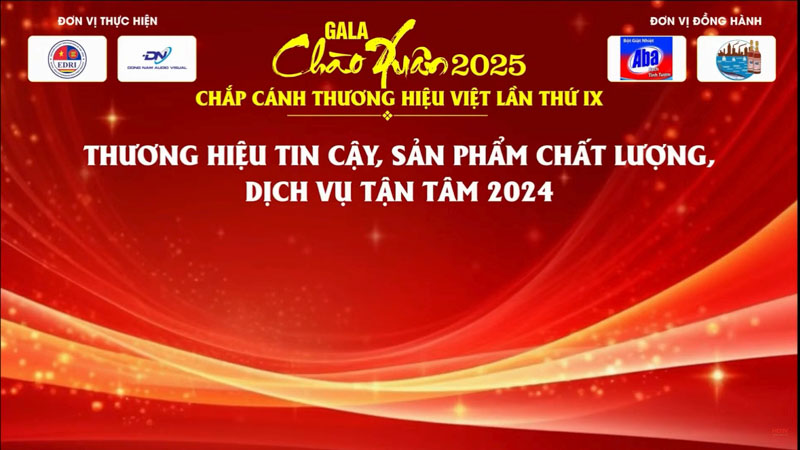 Giải Thưởng “Top 10 Thương Hiệu Tin Cậy, Sản Phẩm Chất Lượng, Dịch Vụ Tận Tâm” Tại Gala Chào Xuân 2025