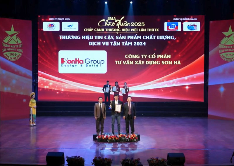 Sơn Hà Group Tự Hào Nhận Giải Thưởng “Top 10 Thương Hiệu Tin Cậy, Sản Phẩm Chất Lượng, Dịch Vụ Tận Tâm” Tại Gala Chào Xuân 2025