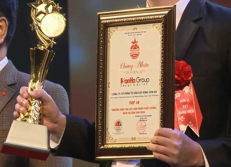 Thiết kế biệt thự Tân Cổ Điển 4 tầng - Kiệt tác kiến trúc đầy mê hoặc giữa lòng thành phố Cảng 182 Sơn Hà Group Tự Hào Nhận Giải Thưởng “Top 10 Thương Hiệu Tin Cậy, Sản Phẩm Chất Lượng, Dịch Vụ Tận Tâm” Tại Gala Chào Xuân 2025