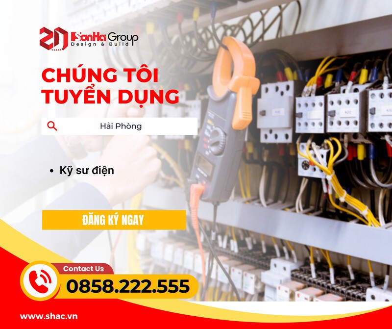 SƠN HÀ GROUP TUYỂN DỤNG VỊ TRÍ KỸ SƯ ĐIỆN TẠI HẢI PHÒNG