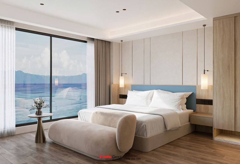 Nội thất phòng ngủ VIP khách sạn Cô Tô