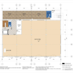 Thiết kế tòa nhà văn phòng tại khu đô thị Waterfront - Mặt bằng tầng 1