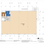 Thiết kế tòa nhà văn phòng tại khu đô thị Waterfront - Mặt bằng tầng 2