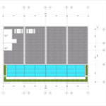 Thiết kế tòa nhà văn phòng tại khu đô thị Waterfront - Mặt bằng tầng mái