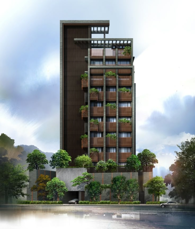 Thiết kế khách sạn phong cách xanh