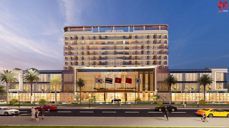 Sơn Hà Group Bật Mí Công Thức Thiết Kế Khách Sạn Hiện Đại Sinh Lời Cao 1 Thiết Kế Khách Sạn Liêm Sơn Hà Nam - Biểu Tượng Mới Giữa Lòng Khu Công Nghiệp