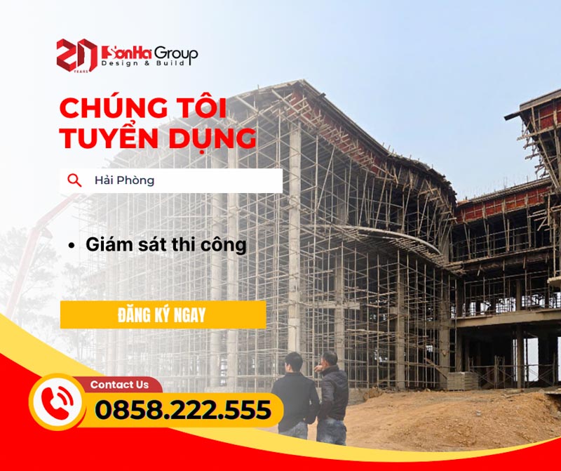 SƠN HÀ GROUP TUYỂN DỤNG GIÁM SÁT THI CÔNG