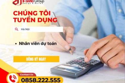 SƠN HÀ GROUP TUYỂN DỤNG DỰ TOÁN CÔNG TRÌNH