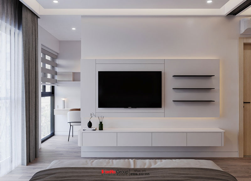 Thiết kế căn hộ cho thuê tại Hải Phòng 5 tầng 1 tum phong cách hiện đại 4