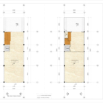 Thiết kế căn hộ cho thuê tại Hải Phòng 5 tầng 1 tum - mặt bằng tầng 1