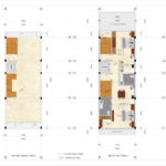 Thiết kế căn hộ cho thuê tại Hải Phòng 5 tầng 1 tum - mặt bằng tầng 2