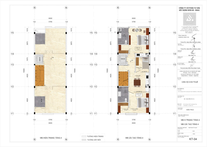 Thiết kế căn hộ cho thuê tại Hải Phòng 5 tầng 1 tum phong cách hiện đại 29