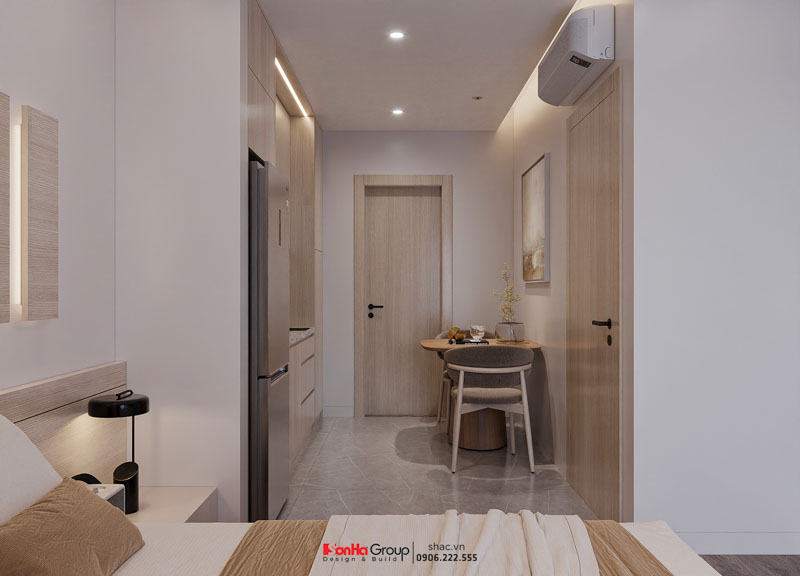 Thiết kế căn hộ cho thuê tại Hải Phòng 5 tầng 1 tum phong cách hiện đại 9