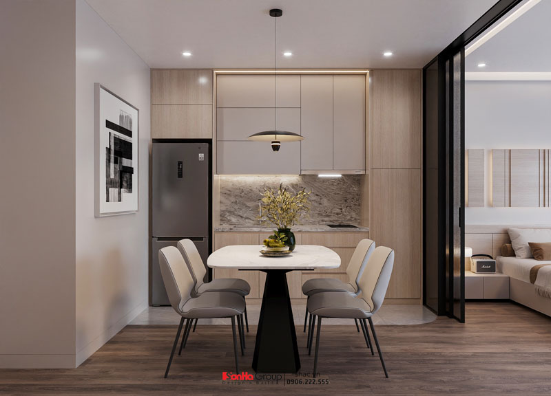 Thiết kế căn hộ cho thuê tại Hải Phòng 5 tầng 1 tum phong cách hiện đại 18