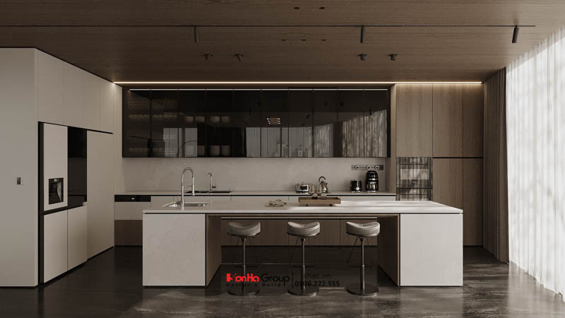 Thiết kế nội thất biệt thự - Đừng xây nhà cho khách, hãy xây nhà cho chính mình 7 phòng bếp phong cách hiện đại