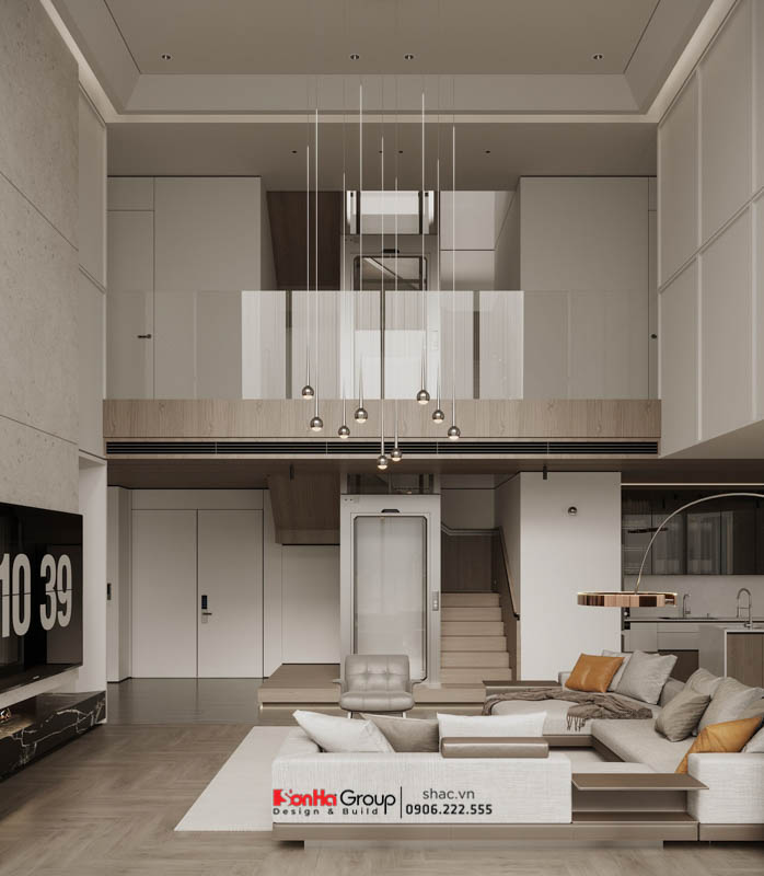 Thiết kế nội thất căn hộ Sky Villa Diamond Crown Hải Phòng - Đẳng cấp biệt thự trên không 4