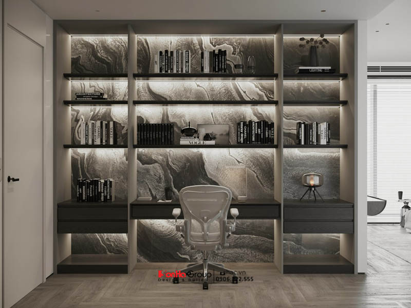 Thiết kế nội thất căn hộ Sky Villa Diamond Crown Hải Phòng - Đẳng cấp biệt thự trên không 32