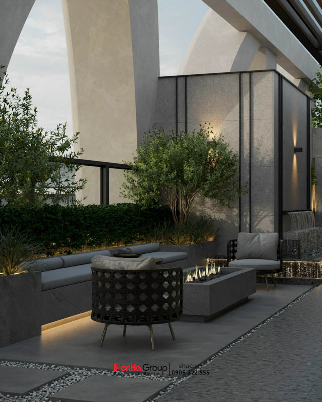 Thiết kế nội thất căn hộ Sky Villa Diamond Crown Hải Phòng - Đẳng cấp biệt thự trên không 47